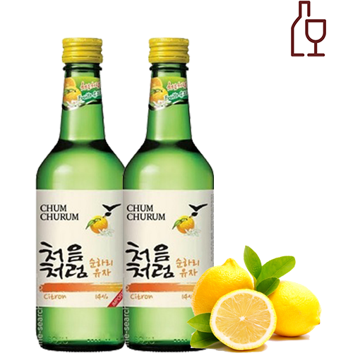 rượu soju trái cây hương chanh
