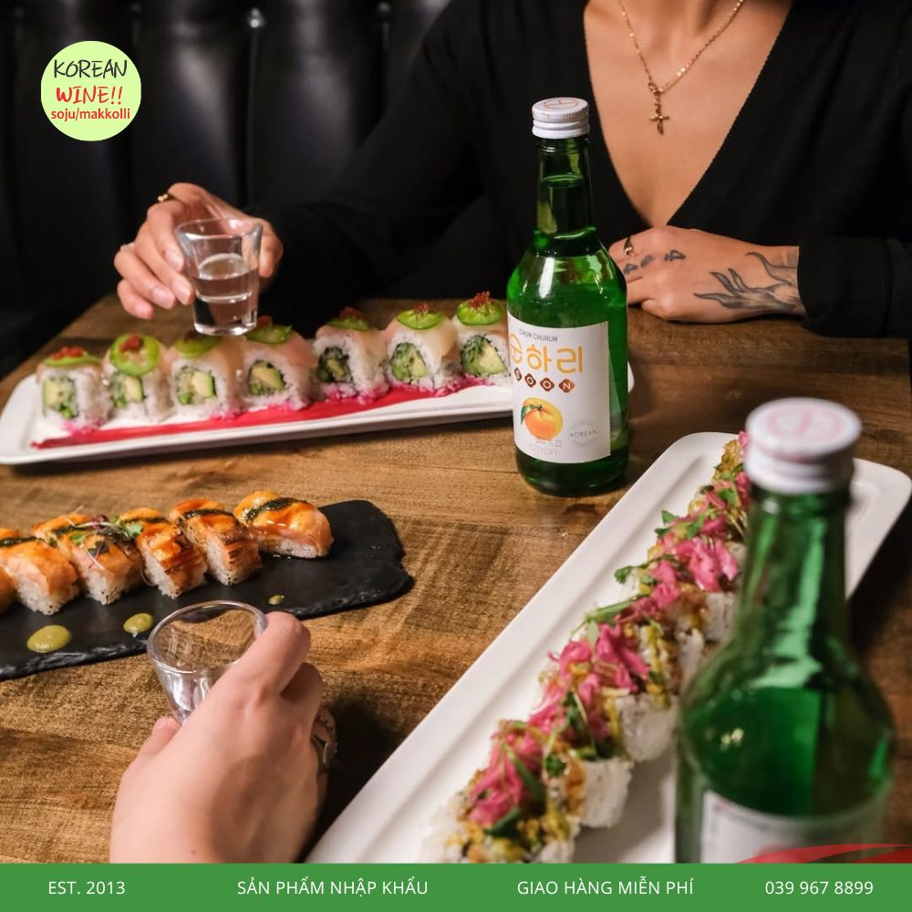 Rượu Soju Hương Chanh Chum Churum Citron