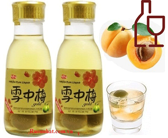 Những thông tin chung về rượu mơ vảy vàng