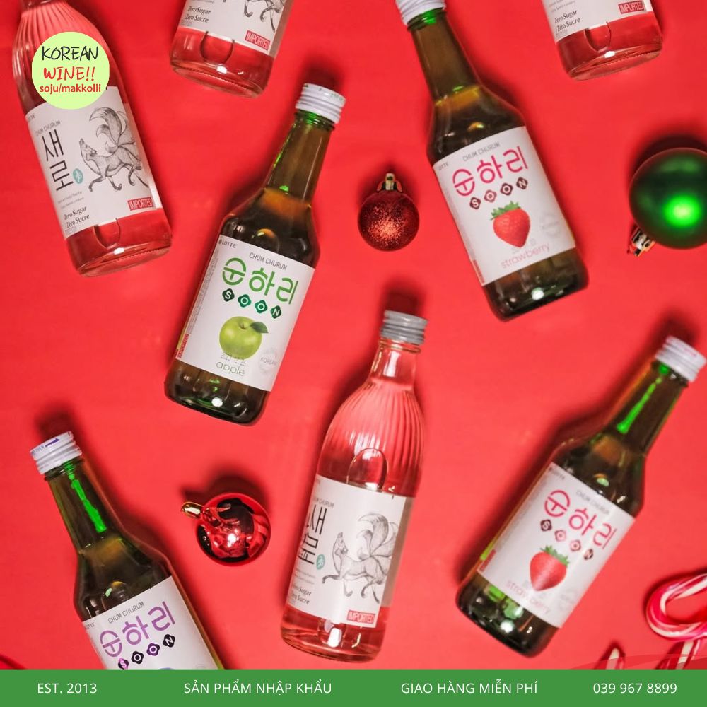 Rượu Soju Hương Táo Chum Churum Apple