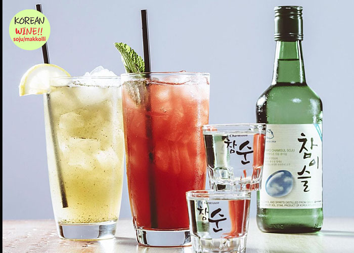 Hộp quà rượu Hàn Quốc set soju đóng sẵn để giao quà Tết cho đối tác