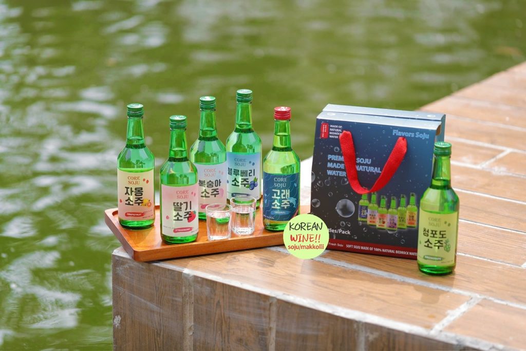 Soju Táo - Soju Sochu Hàn Quốc 