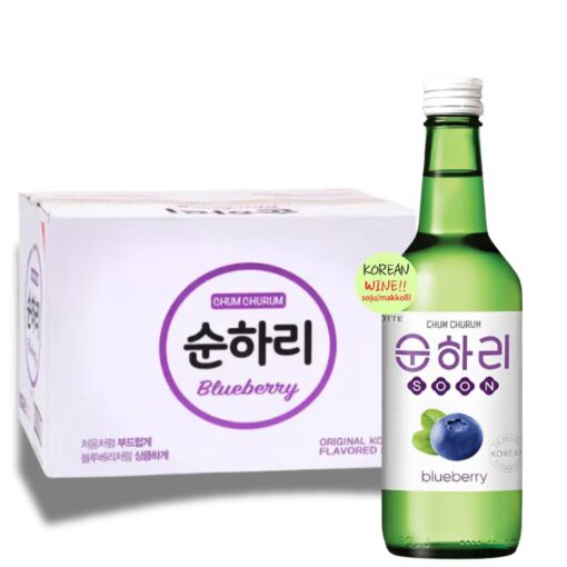 Thùng 20 Chai Rượu Soju Hương Việt Quốc Chum Churum Blueberry