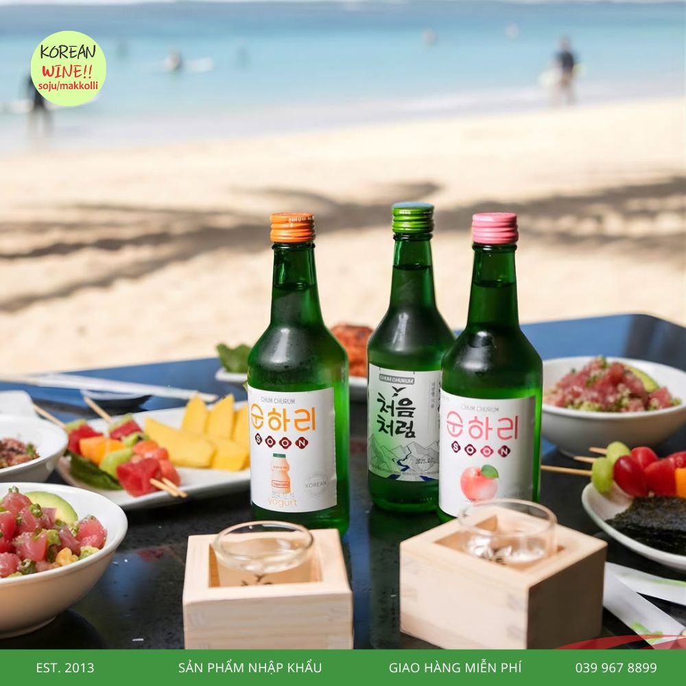 Soju Chum Churum 8 Vị