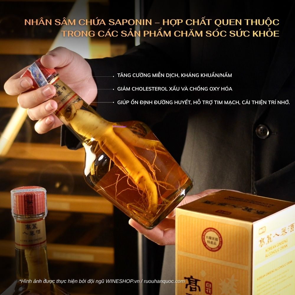 Rượu Nhân Sâm Hàn Quốc Nhập Khẩu