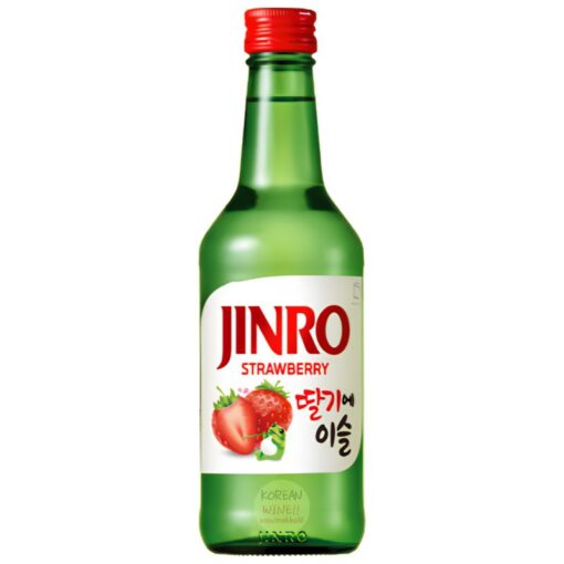 Rượu Soju Jinro Vị Dâu Tây Strawberry 360ml