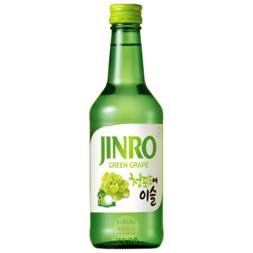 Rượu Soju Jinro Vị Nho Xanh Green Grape 360ml